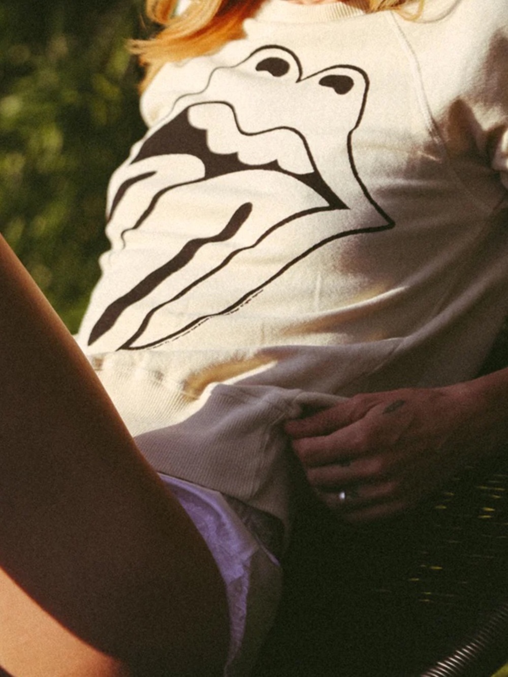 People of Leisure Rolling Stones Raglan - Picture 3 of 4